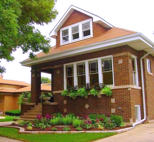 A classic Chicago brick bungalow